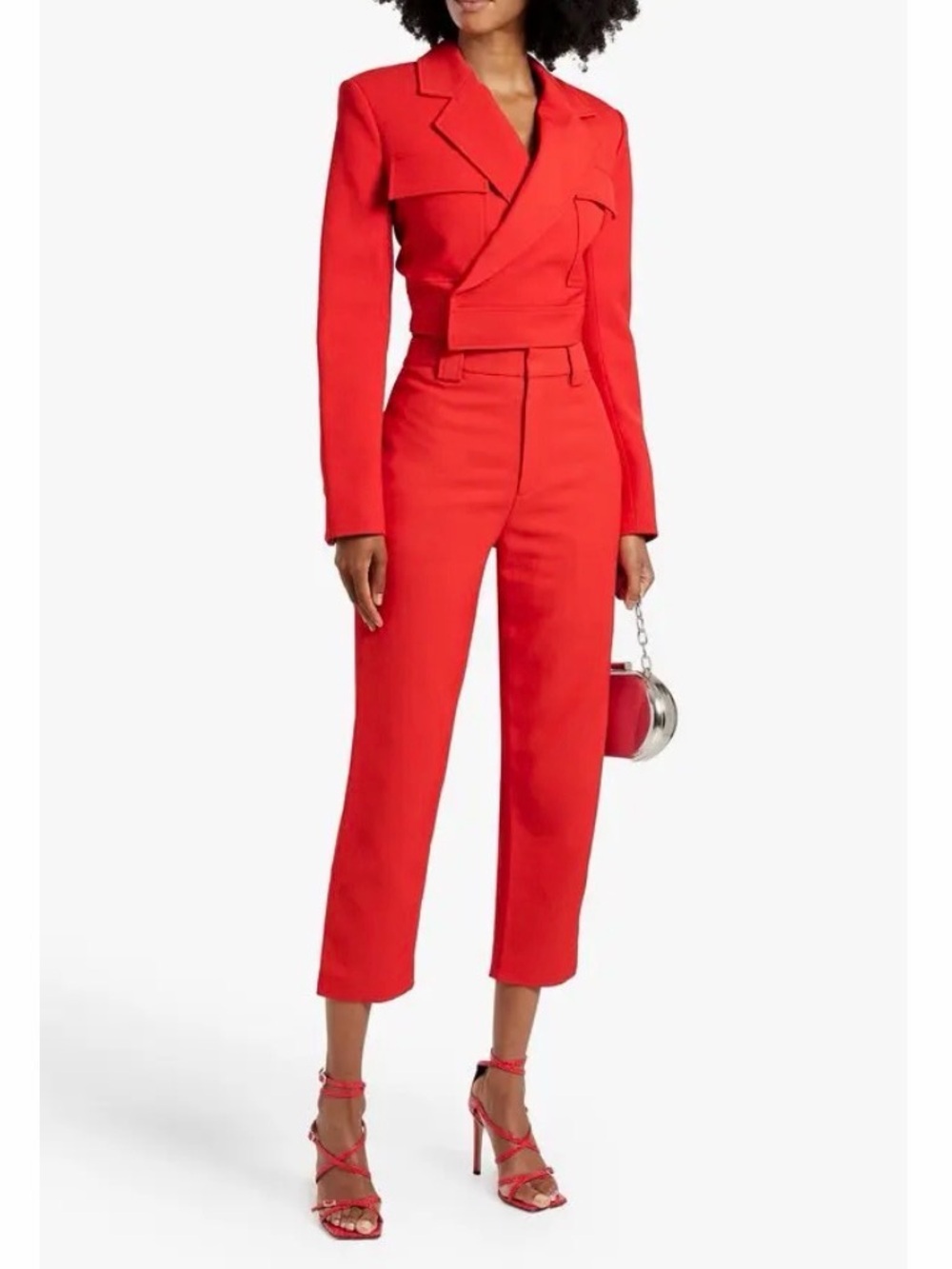A.L.C. Red Cropped  Pants Sz. 10 - Picture 11 of 12